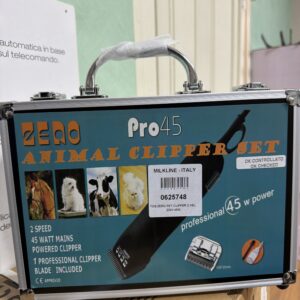 Tosatrice Professionale Milkline Zero Pro 45 per Animali – 2 Velocità, 45W, Lama Inclusa
