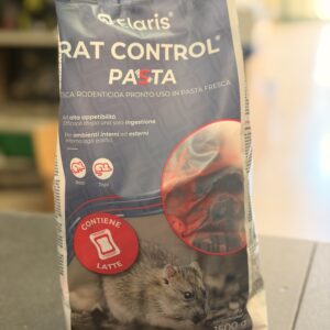 Rat control pasta elaris Esca Rodenticida Professionale in Pasta Fresca per Ratti e Topi – Pronta all’Uso 1500 g