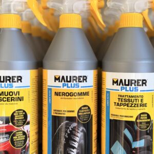Nero Gomme MAURER Plus 750 ml con Nebulizzatore – Lucidante e Protettivo per Pneumatici Auto