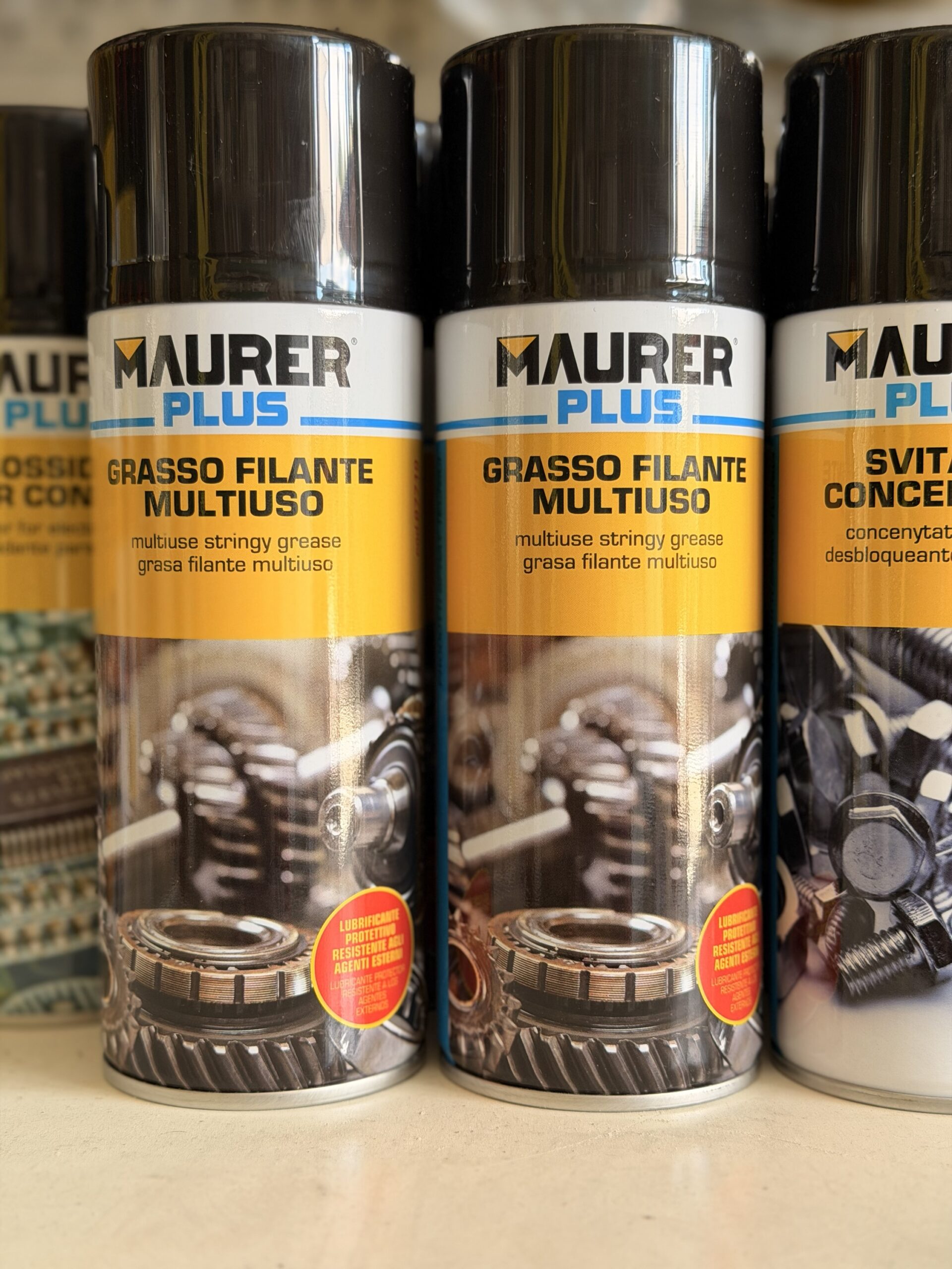 Maurer Maurer Plus Grasso Filante Multiuso Spray 400 ml – Lubrificante ad Alta Adesività per Catene, Ingranaggi e Parti Meccaniche 1 Maurer Maurer Plus Grasso Filante Multiuso Spray 400 ml – Lubrificante ad Alta Adesività per Catene, Ingranaggi e Parti Meccaniche