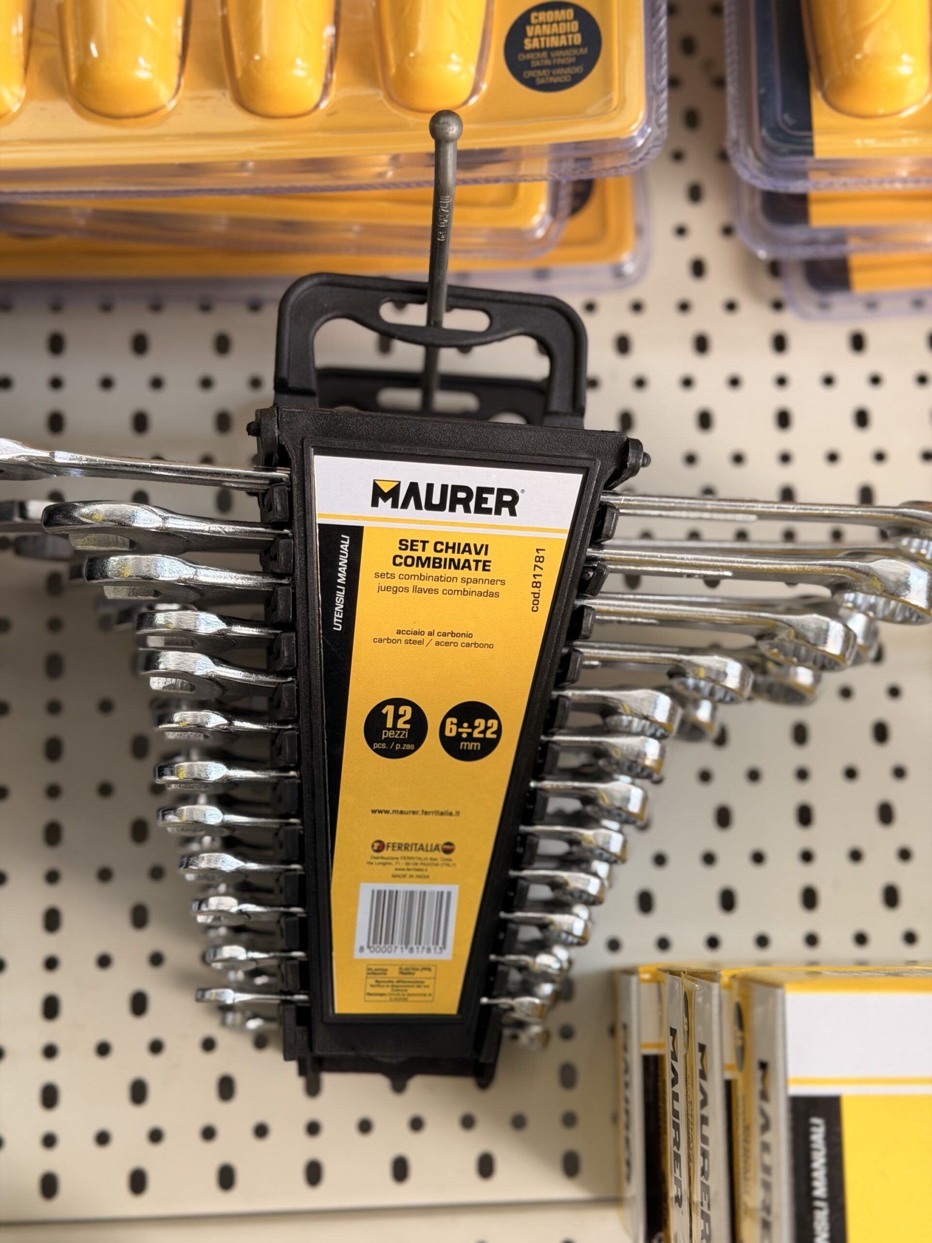 Chiavi Combinate Maurer Set 12 Pezzi – Acciaio al Carbonio 6-22 mm per Officina e Fai da Te 1 Chiavi Combinate Maurer Set 12 Pezzi – Acciaio al Carbonio 6-22 mm per Officina e Fai da Te