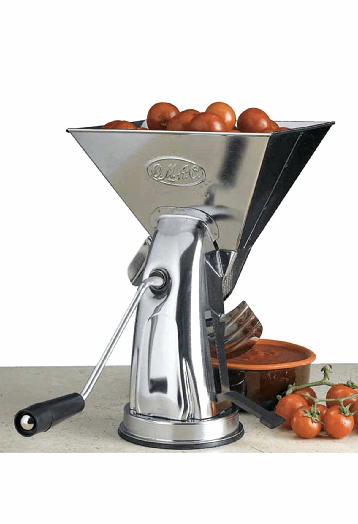 Spremipomodoro Manuale O.M.A.C.
Super Gulliver Art. 700 in Acciaio Inox con Ventosa 1 Spremipomodoro Manuale O.M.A.C.
Super Gulliver Art. 700 in Acciaio Inox con Ventosa