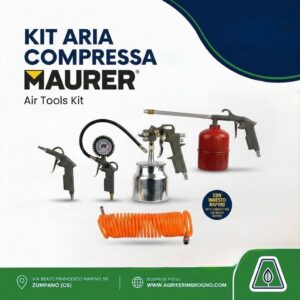 Home 1 Kit Aria Compressa Maurer 5 Pezzi – Kit Pneumatico Completo per Officina e Fai da Te